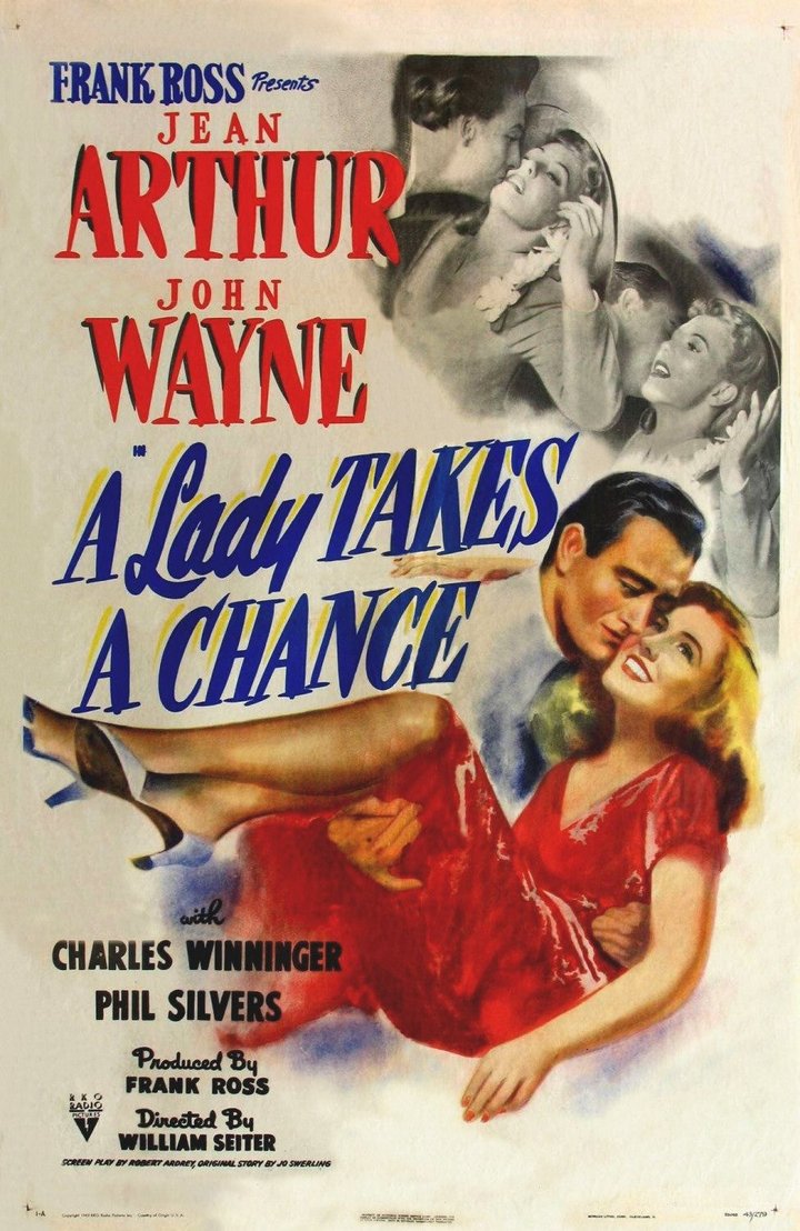 A Lady Takes A Chance (1943) Poster