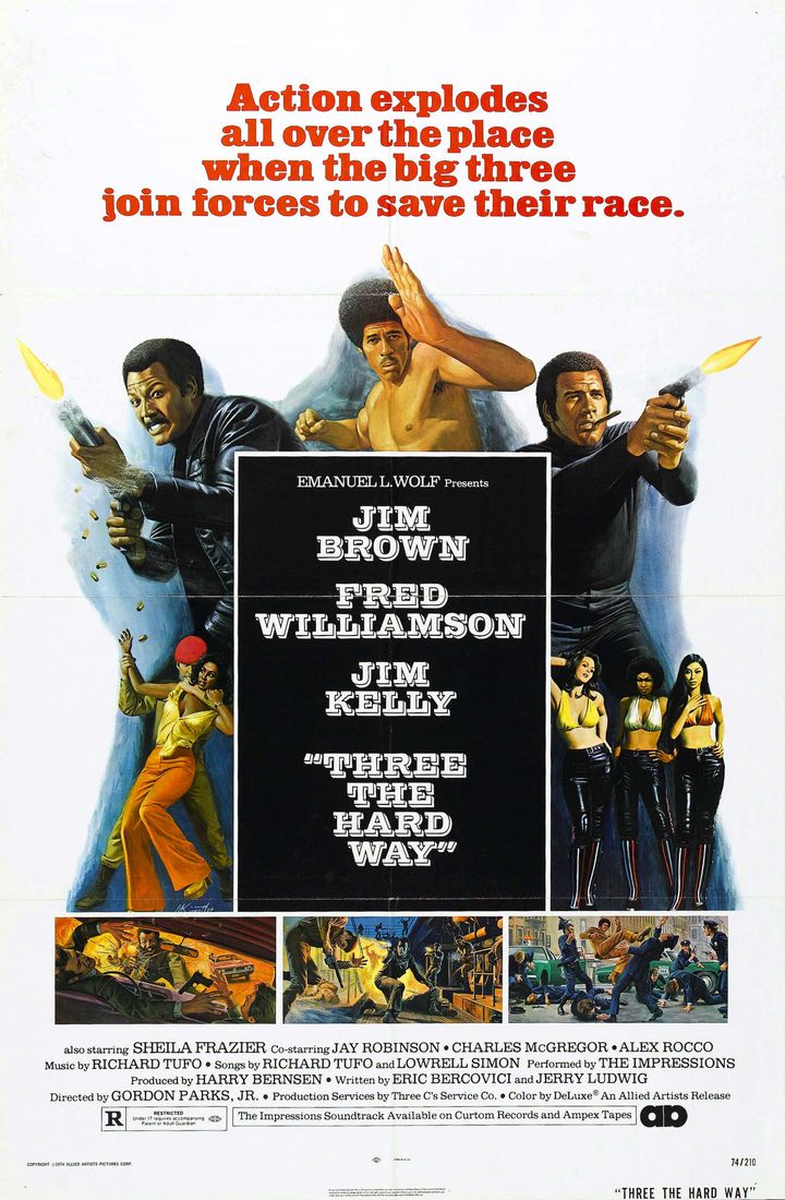 Three The Hard Way (1974) Poster