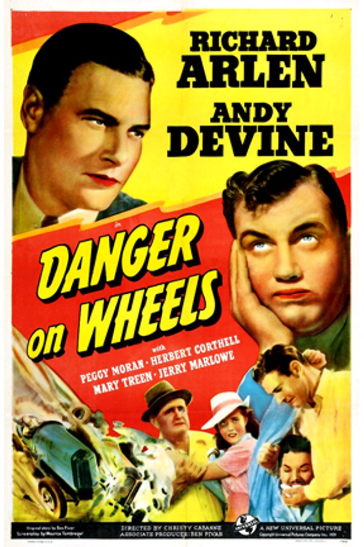 Danger On Wheels (1940) Poster