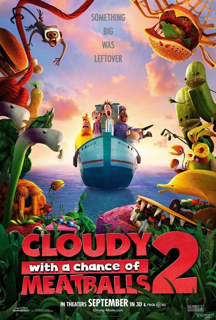 Cloudy With A Chance Of Meatballs 2 (2013) Poster