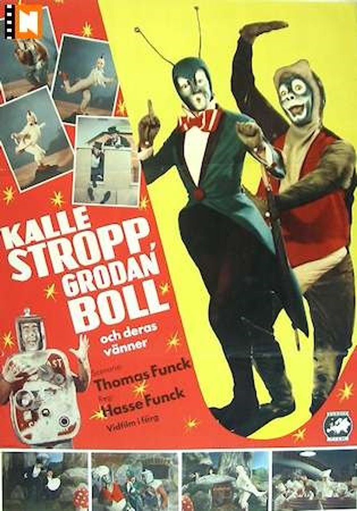 Kalle Stropp, Grodan Boll Och Deras Vänner (1956) Poster