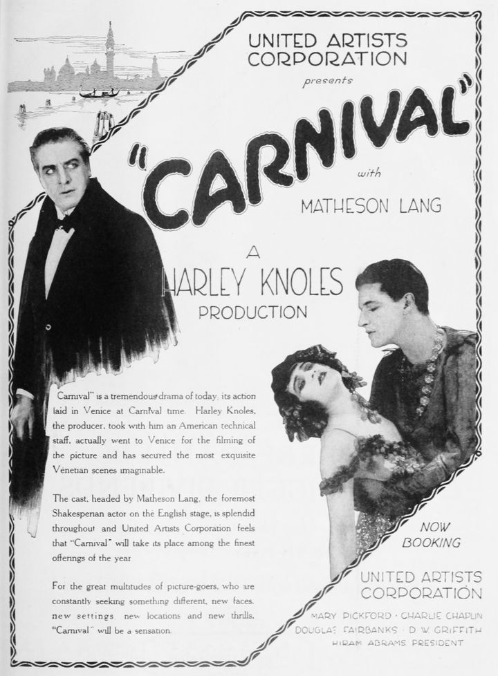 Carnival (1921) Poster