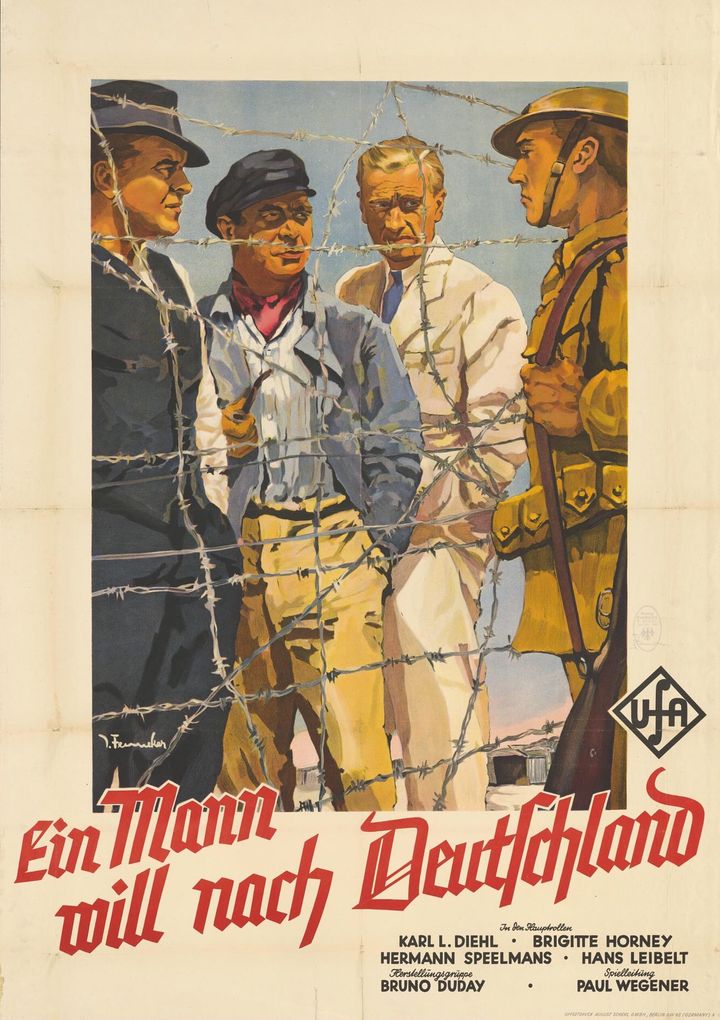 Ein Mann Will Nach Deutschland (1934) Poster