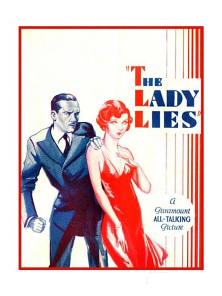 The Lady Lies (1929) Poster