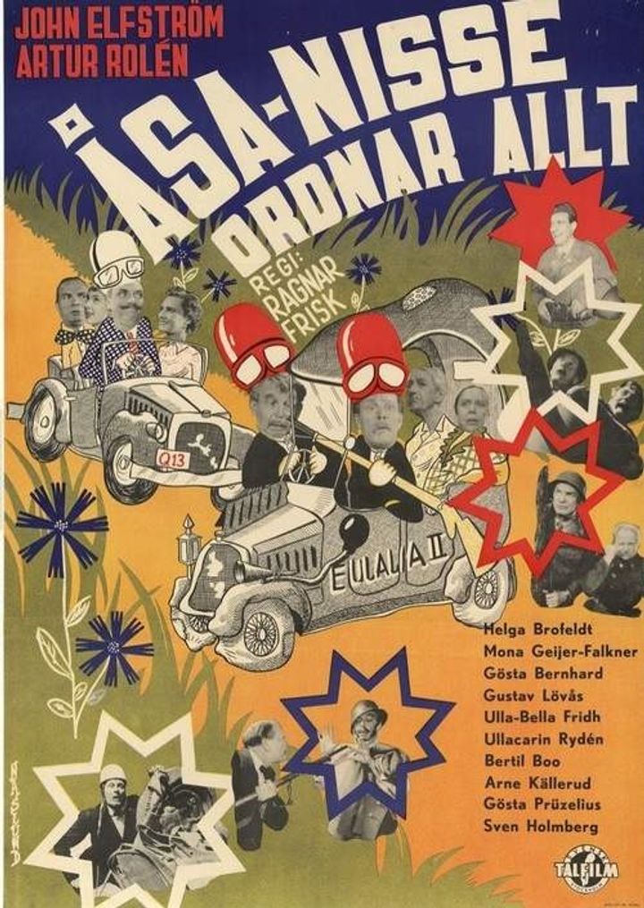 Åsa-nisse Ordnar Allt (1955) Poster