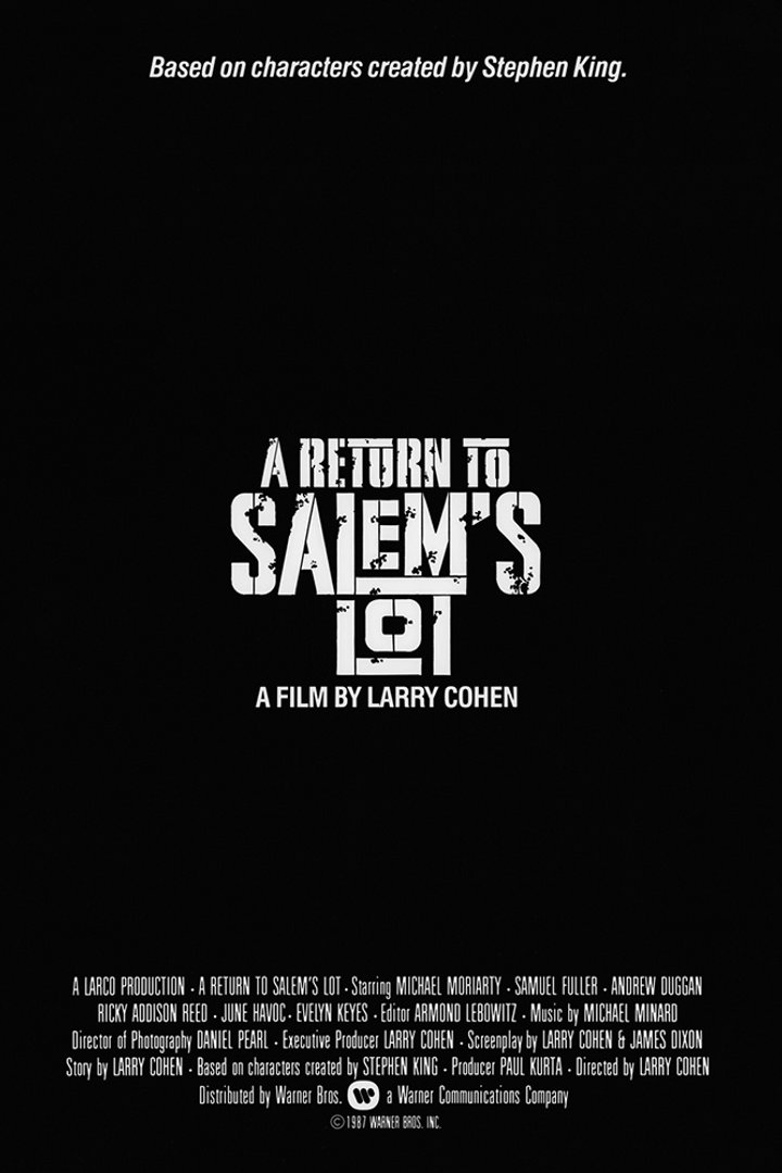 A Return To Salem's Lot (1987) Poster