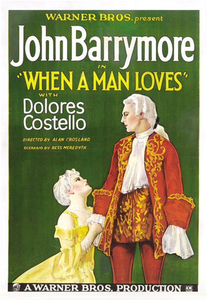 When A Man Loves (1927) Poster