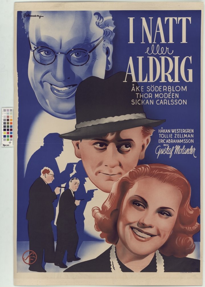 I Natt - Eller Aldrig (1941) Poster