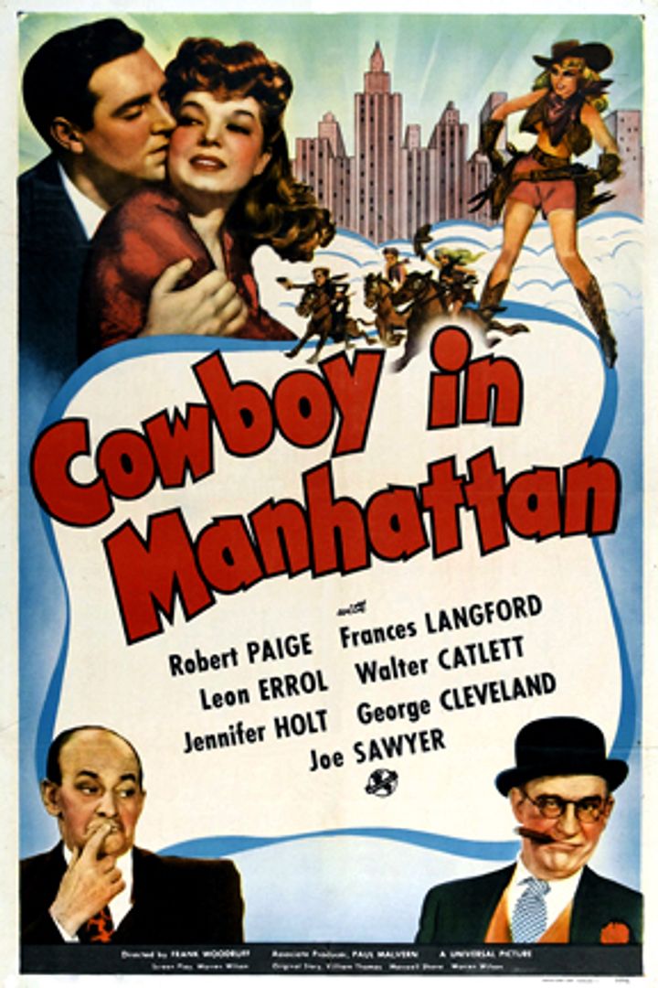 Cowboy In Manhattan (1943) Poster