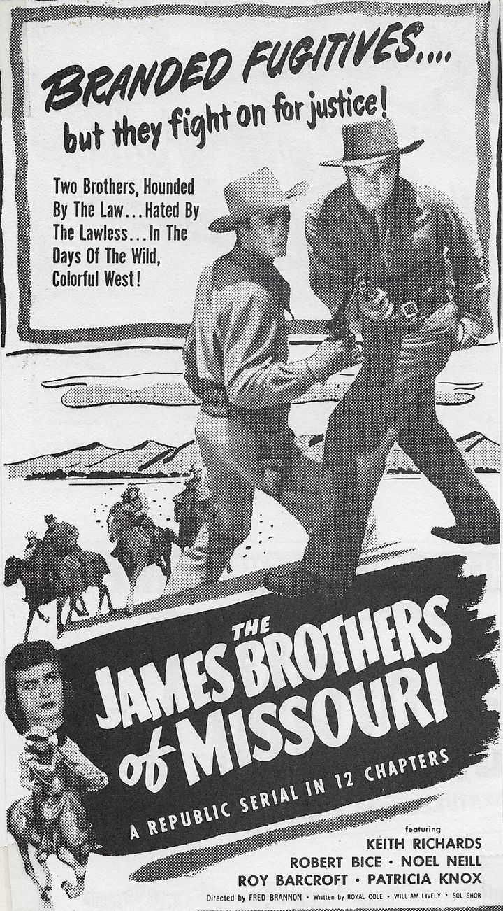 The James Brothers Of Missouri (1949) Poster