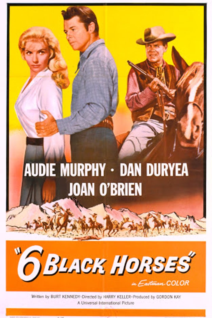 Six Black Horses (1962) Poster