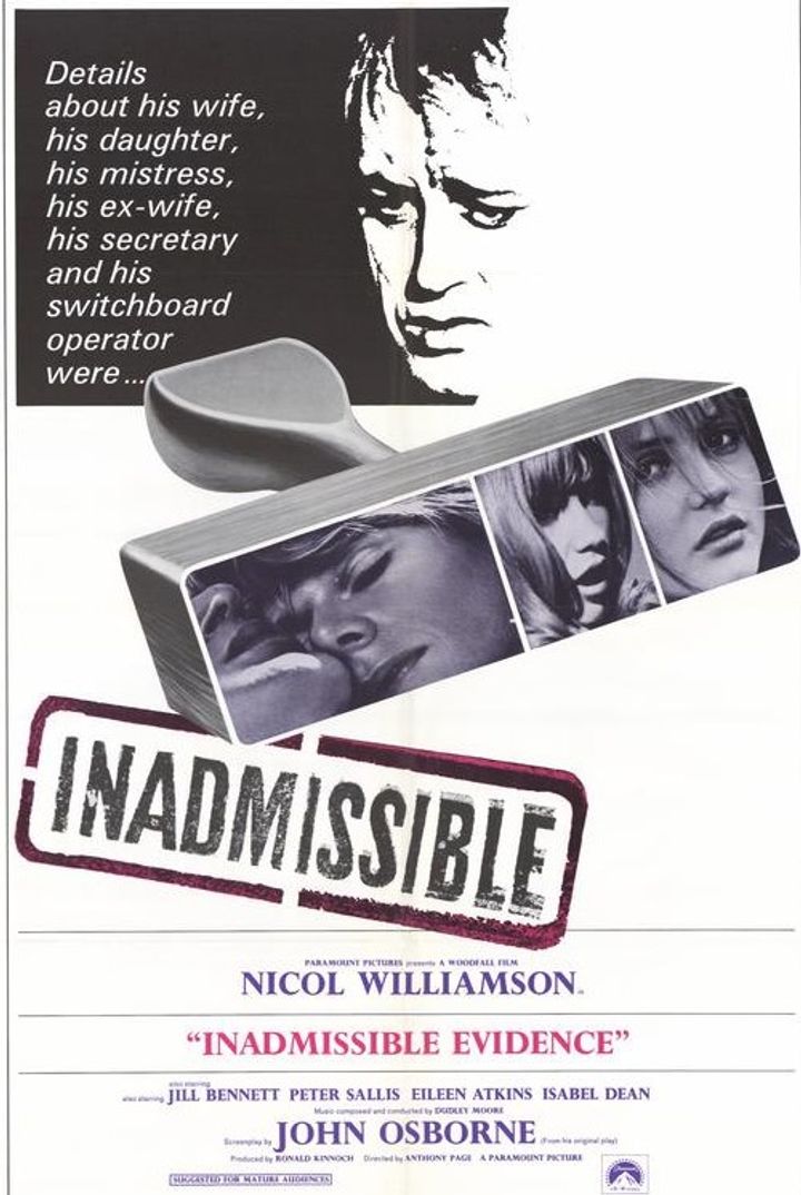 Inadmissible Evidence (1968) Poster