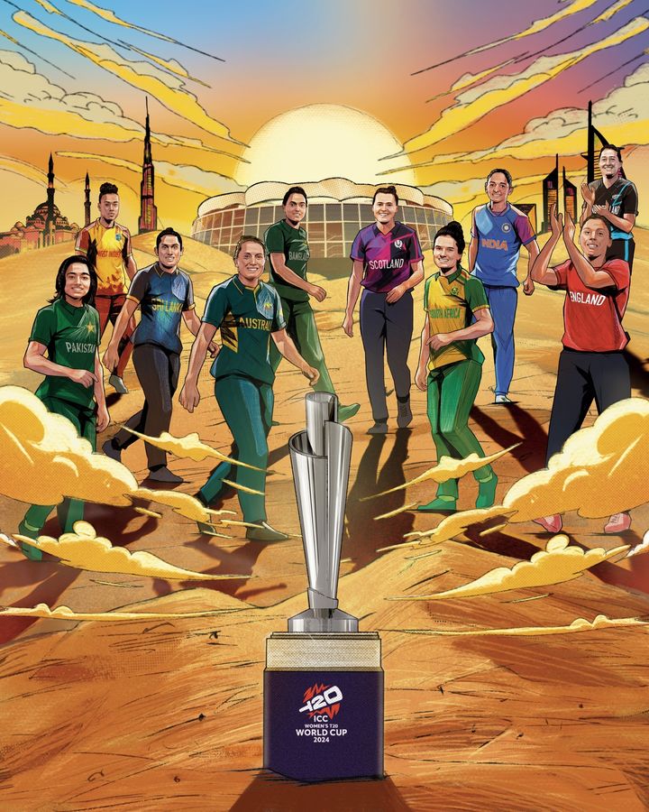 2024 Icc Women's T20 World Cup (2024) Poster