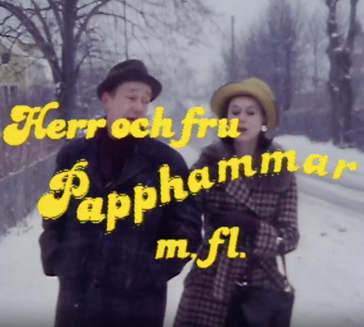 Herr Och Fru Papphammar M.fl. (1978) Poster