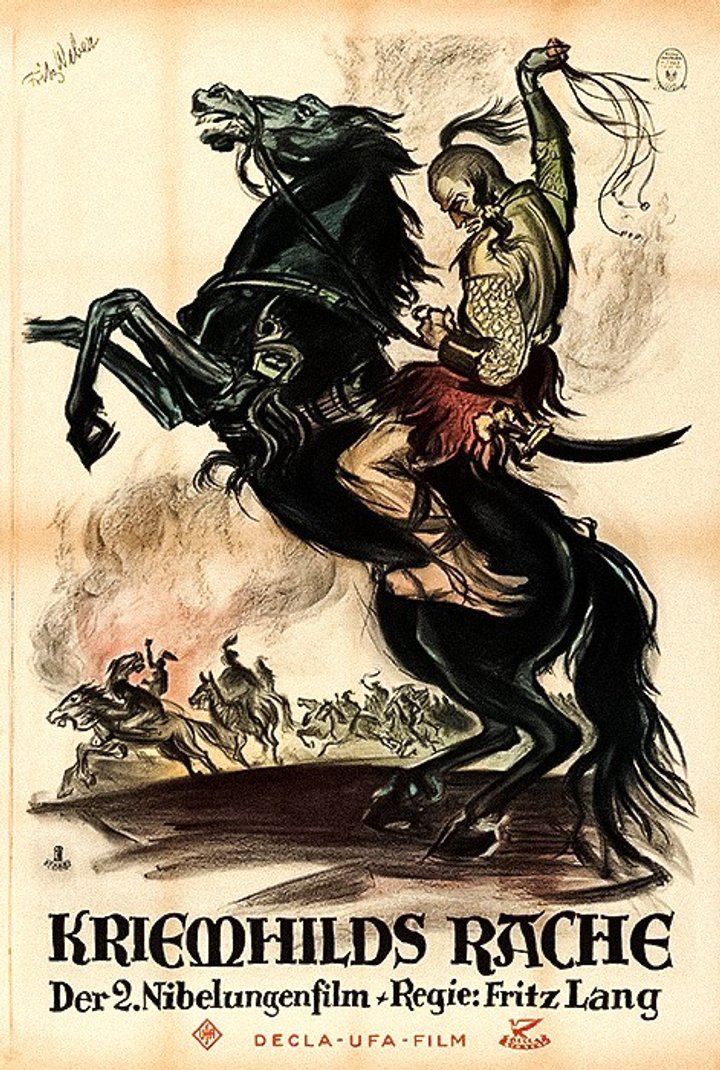 Die Nibelungen: Kriemhilds Rache (1924) Poster