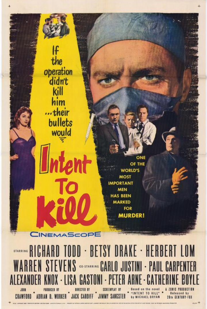 Intent To Kill (1958) Poster