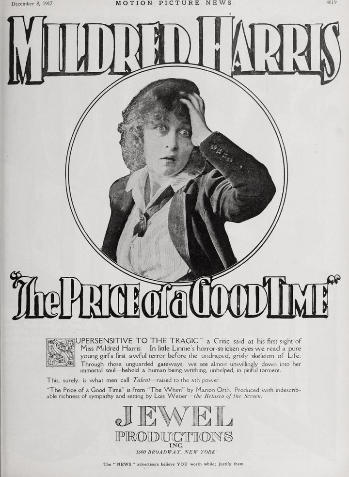 The Price Of A Good Time (1917) Poster