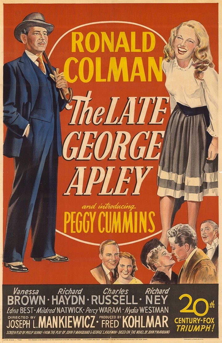 The Late George Apley (1947) Poster