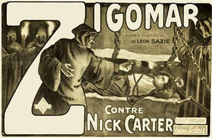 Zigomar Contre Nick Carter (1912) Poster