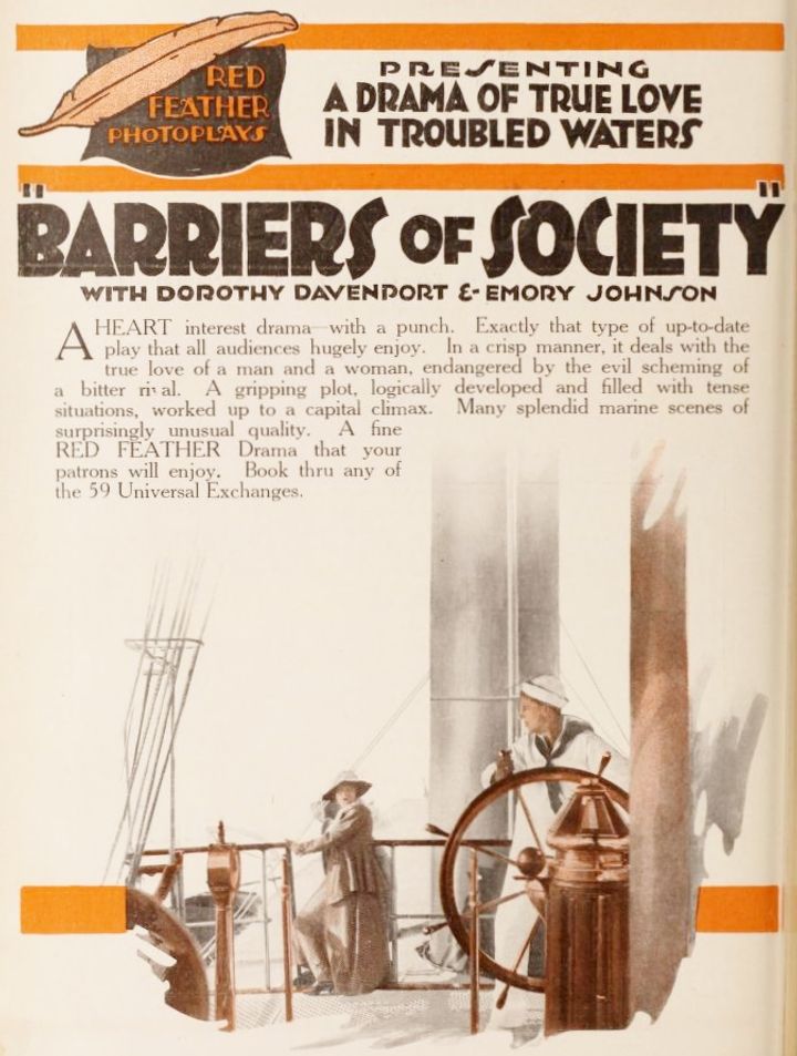 Barriers Of Society (1916) Poster