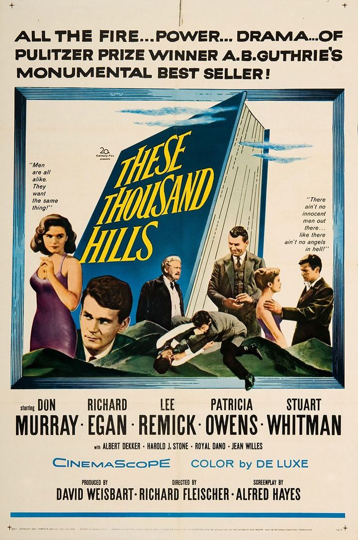 These Thousand Hills (1959) Poster