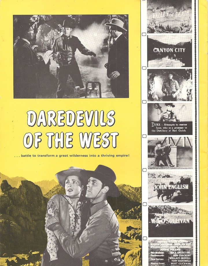 Daredevils Of The West (1943) Poster