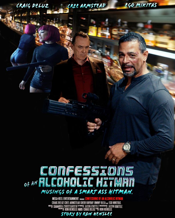 Confessions Of An Alcoholic Hitman (2023) Poster