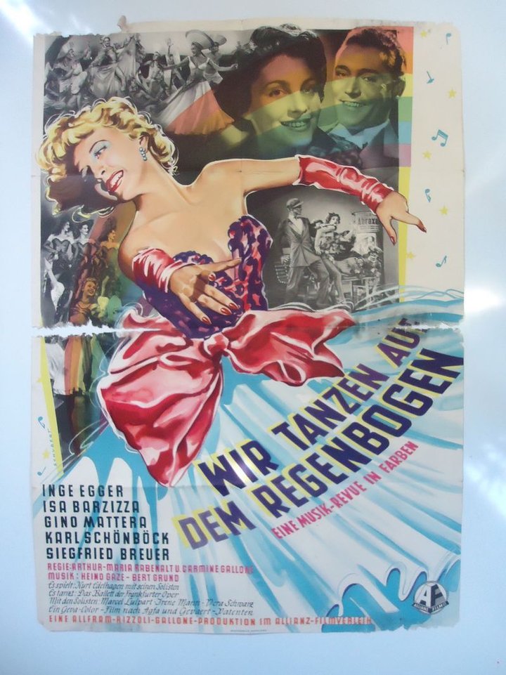 Wir Tanzen Auf Dem Regenbogen (1952) Poster