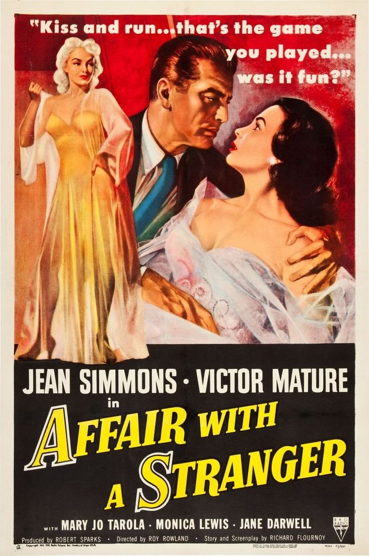 Affair With A Stranger (1953) Poster