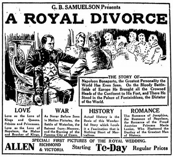 A Royal Divorce (1923) Poster