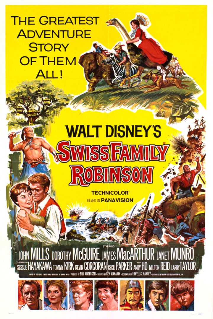 Swiss Family Robinson (1960) Poster