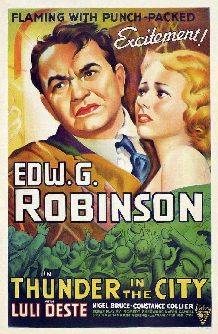 Thunder In The City (1937) Poster