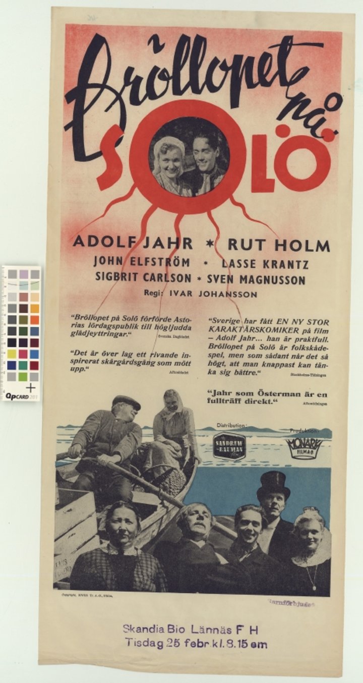 Bröllopet På Solö (1946) Poster