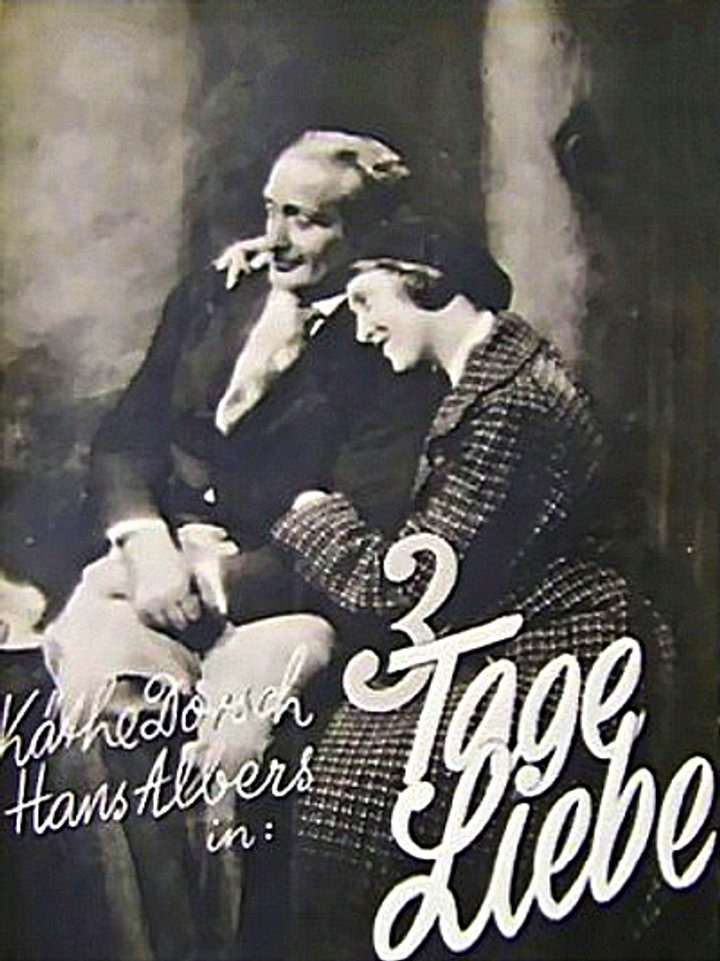 Drei Tage Liebe (1931) Poster