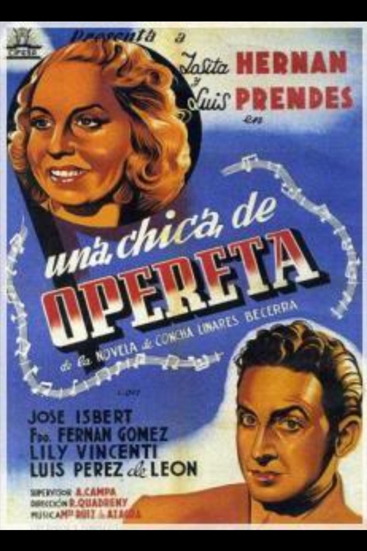 Una Chica De Opereta (1944) Poster