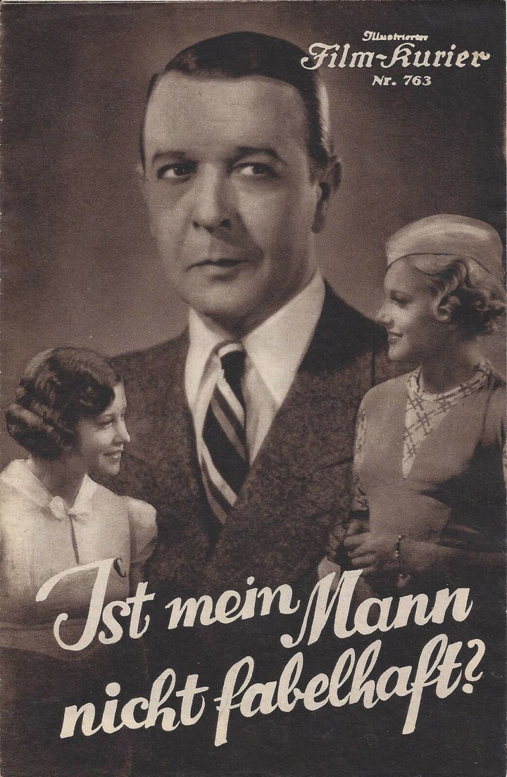 Ist Mein Mann Nicht Fabelhaft? (1933) Poster