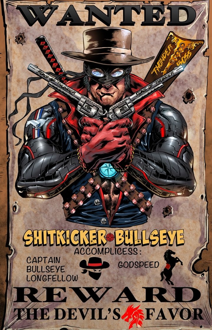 Shitkicker Bullseye Poster