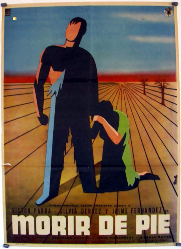 Morir De Pie (1957) Poster