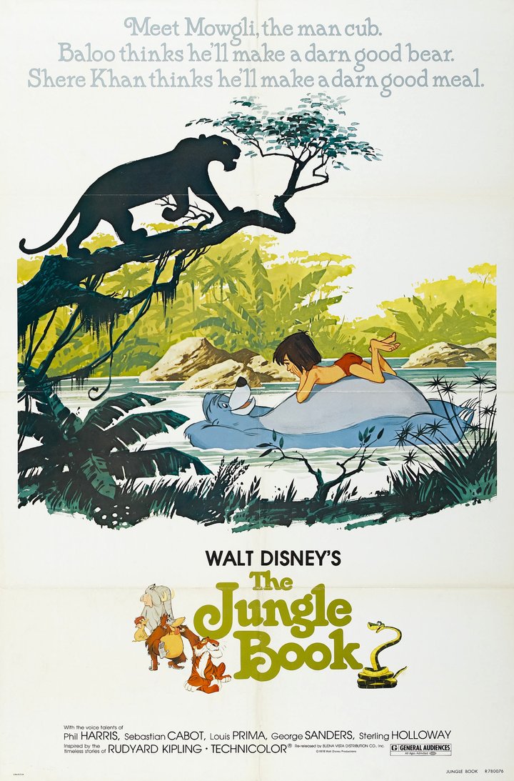 The Jungle Book (1967) Poster