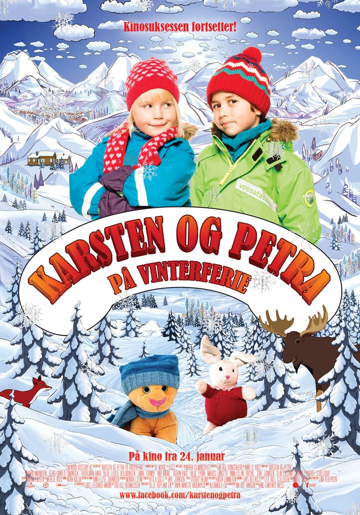 Karsten Og Petra På Vinterferie (2014) Poster