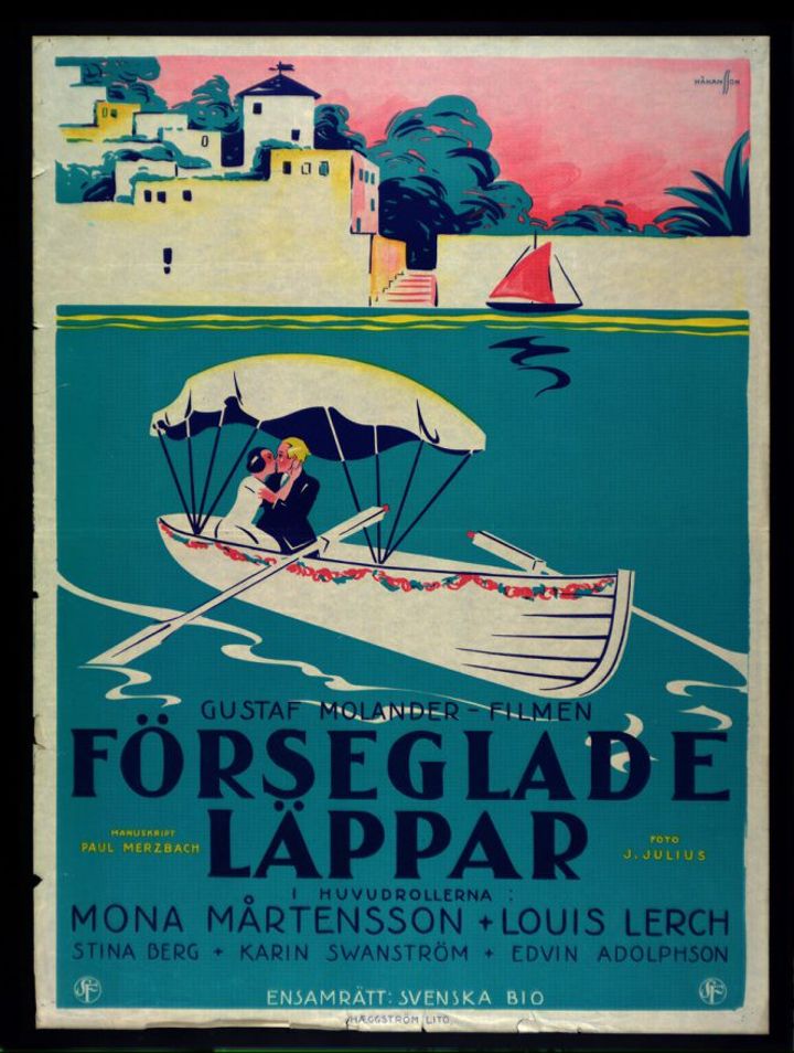 Förseglade Läppar (1927) Poster