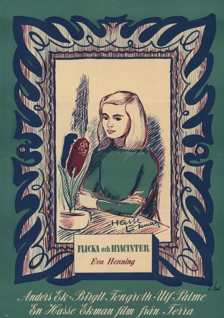 Flicka Och Hyacinter (1950) Poster