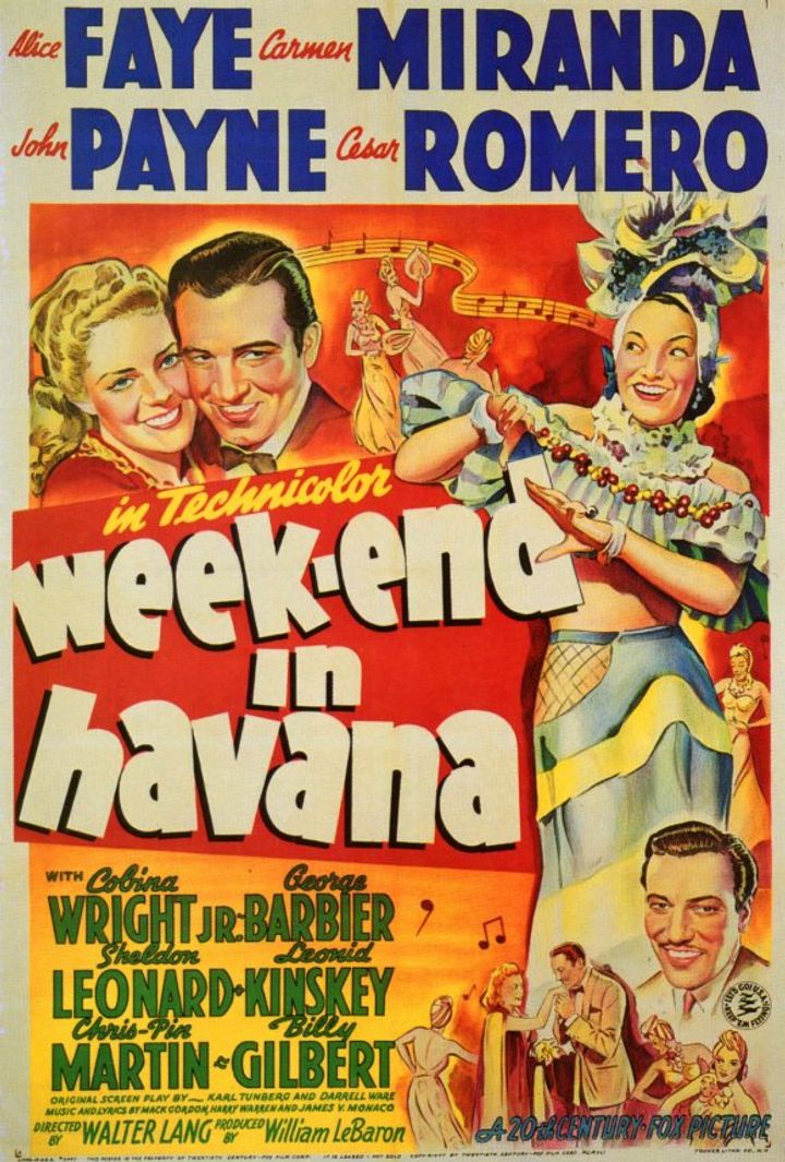 Week-end In Havana (1941) Poster