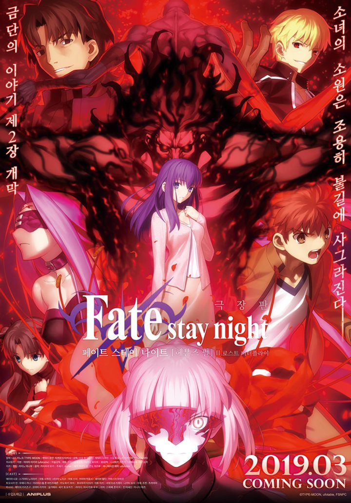 Gekijouban Fate/stay Night: Heaven's Feel - Ii. Lost Butterfly (2019) Poster