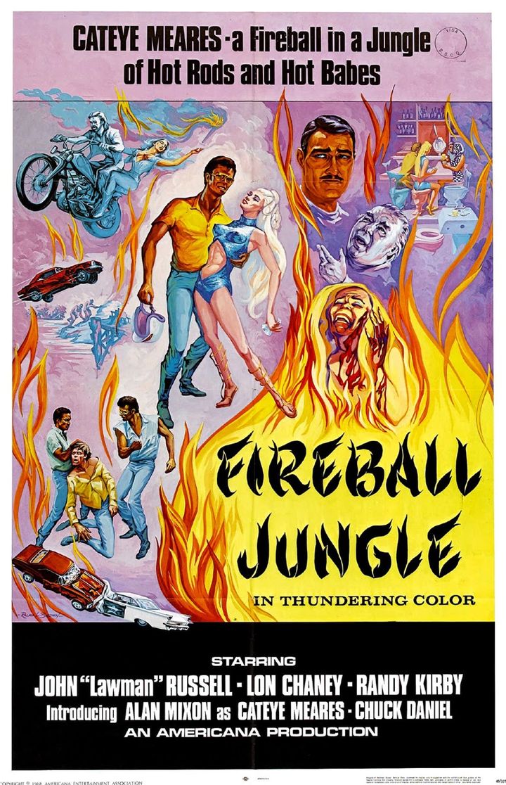 Fireball Jungle (1968) Poster