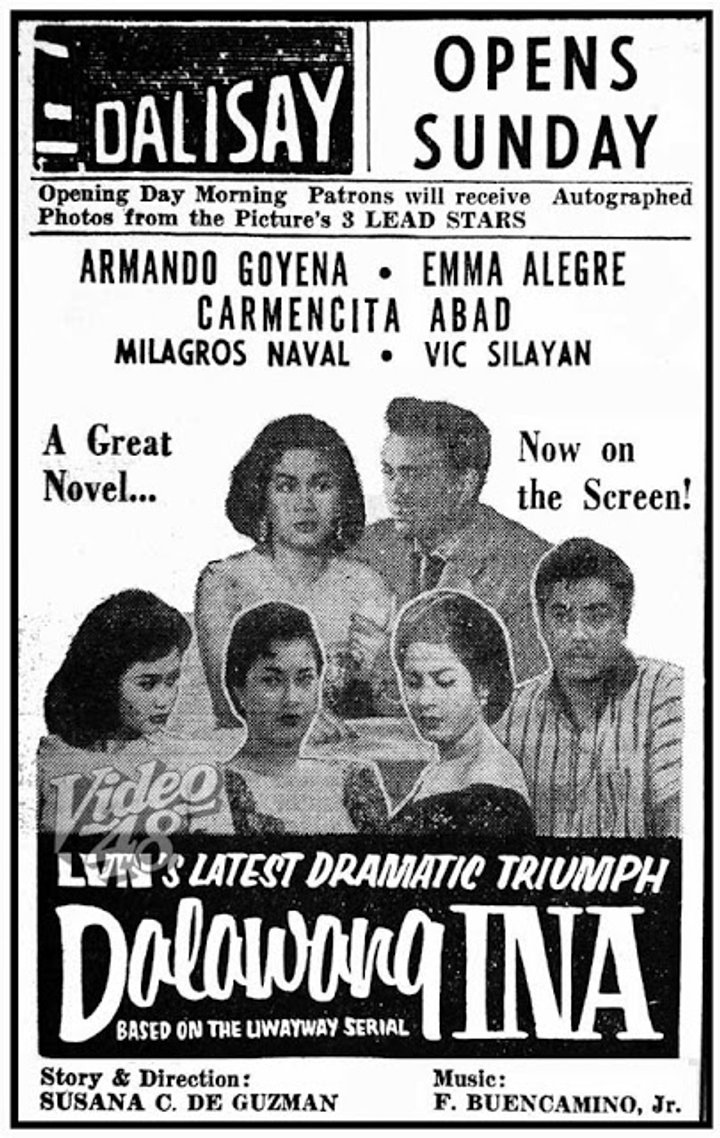 Dalawang Ina (1957) Poster