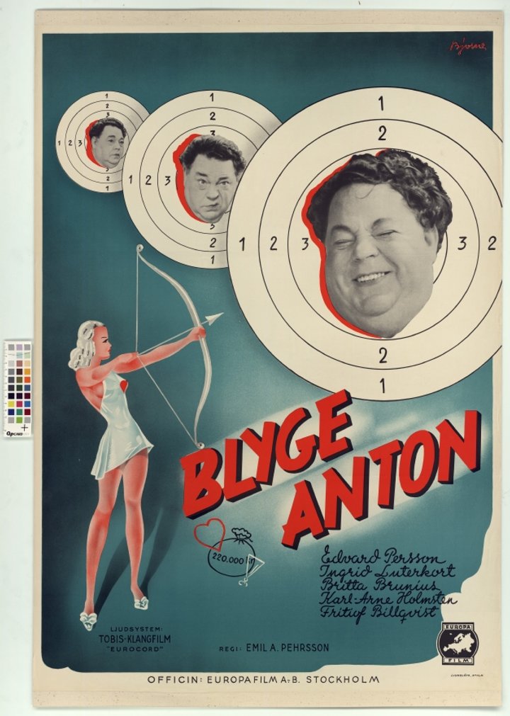 Blyge Anton (1940) Poster