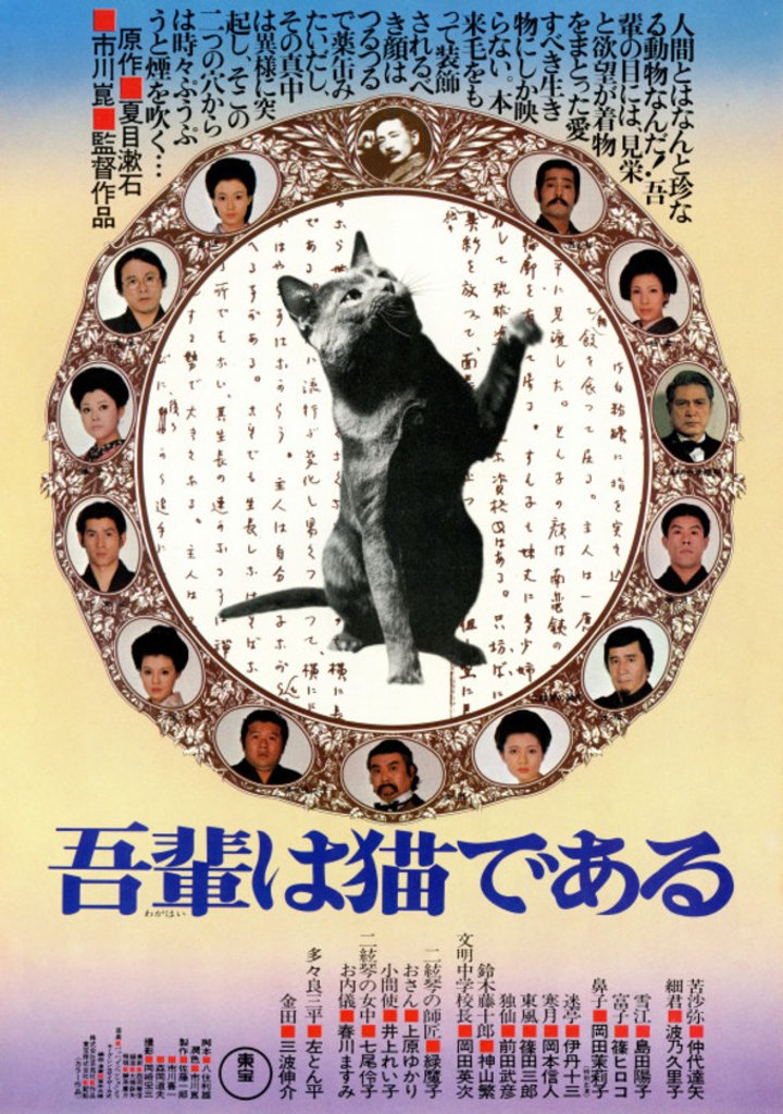 Wagahai Wa Neko De Aru (1975) Poster