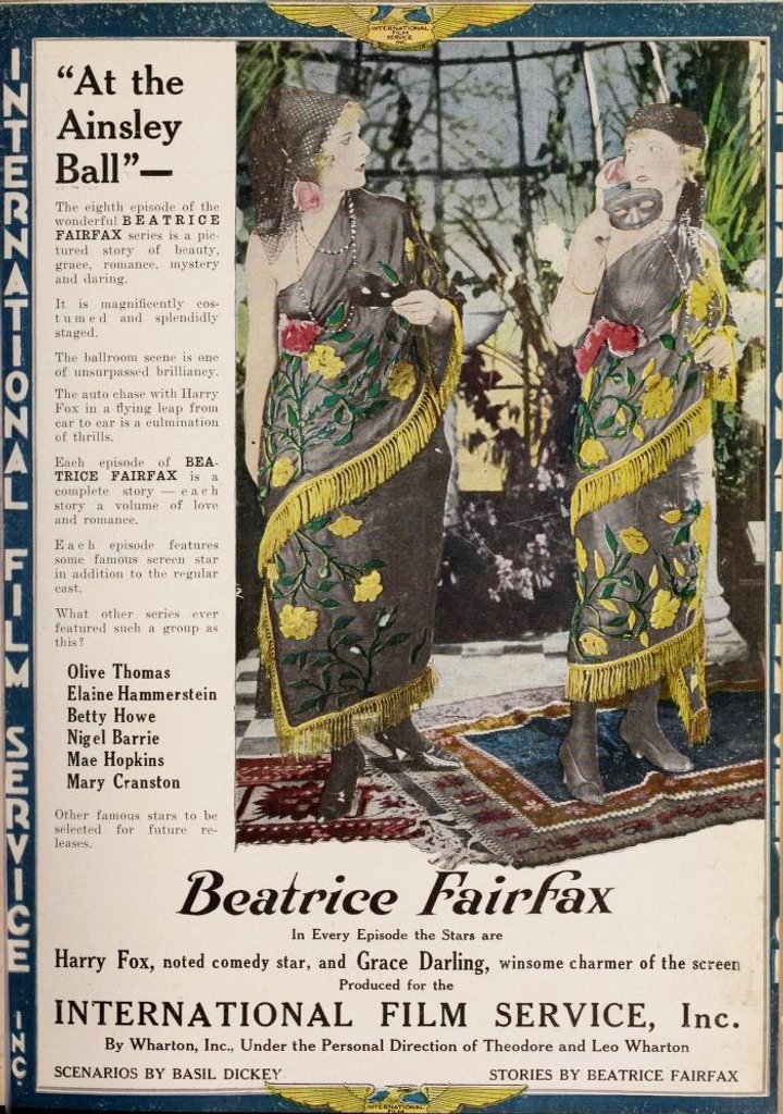 Beatrice Fairfax Episode 8: At The Ainsley Ball (1916) Poster