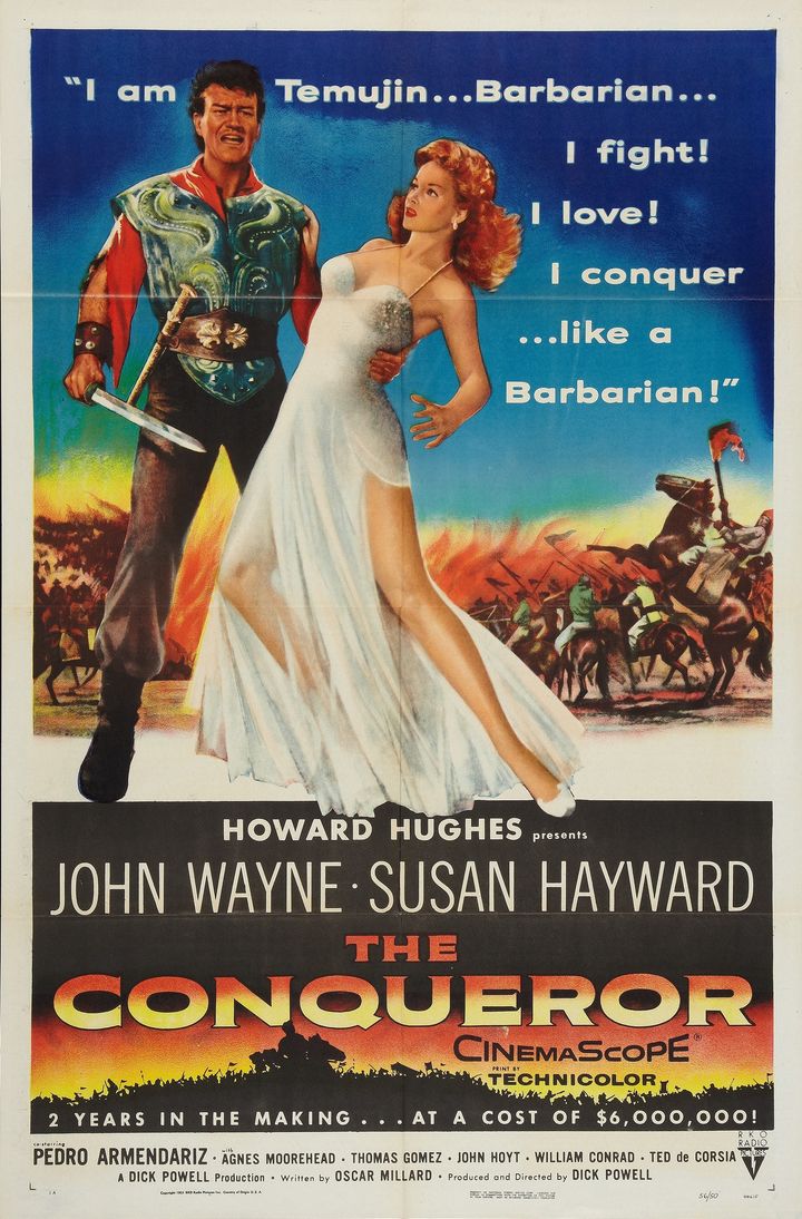 The Conqueror (1956) Poster